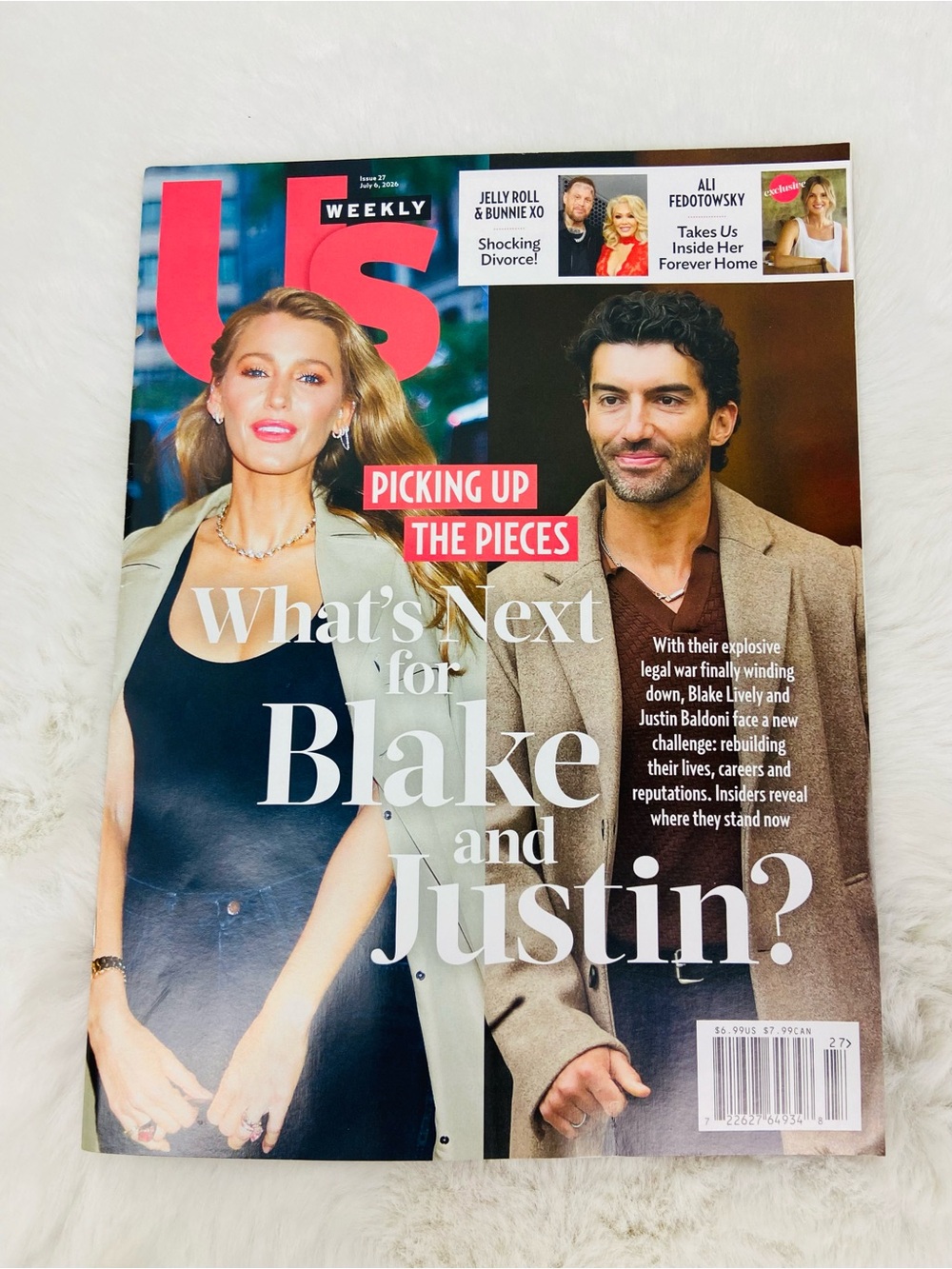 Us weekly Cover Featuring what’s next for Blake and Justin ? Magazine